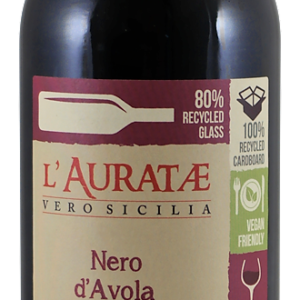 afbeelding van de l'auratae nero d'avola wijnfles