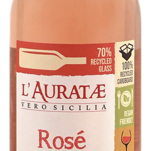 afbeelding van de l'auratae Rosé wijnfles